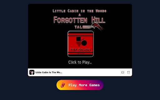 Little Cabin In The Woods Game Unravel the Mysteries of Forgotten Hill!  from Chrome web store to be run with OffiDocs Chromium online