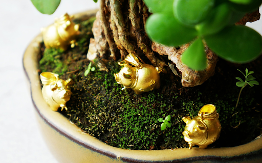 Little golden pigs  from Chrome web store to be run with OffiDocs Chromium online