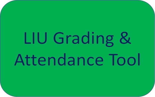 LIU Grading and Attendance de la boutique en ligne Chrome sera exécuté avec OffiDocs Chromium en ligne