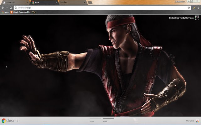 Liu Kang Mortal Kombat Gaming Theme  from Chrome web store to be run with OffiDocs Chromium online