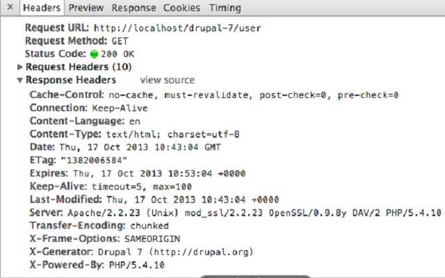 Live HTTP headers  from Chrome web store to be run with OffiDocs Chromium online