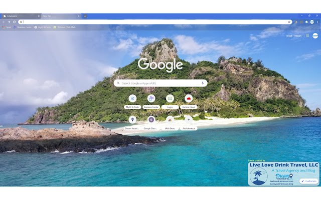 Live Love Drink Travel Fiji Theme  from Chrome web store to be run with OffiDocs Chromium online Live Love Drink Travel Fiji Theme  from Chrome web store to be run with OffiDocs Chromium online