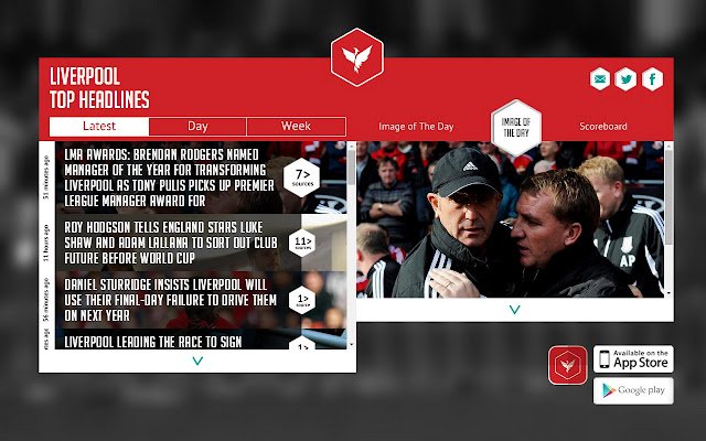Liverpool News Sportfusion  from Chrome web store to be run with OffiDocs Chromium online