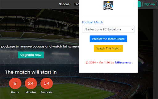 live streaming football  from Chrome web store to be run with OffiDocs Chromium online