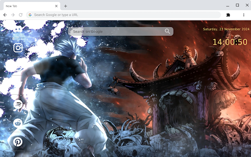 Live Wallpaper: Gojo Vs Sukuna Domain Clash Jujutsu Kaisen  from Chrome web store to be run with OffiDocs Chromium online