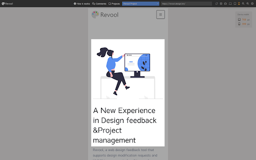 Live web feedback for Pixel Perfect  from Chrome web store to be run with OffiDocs Chromium online
