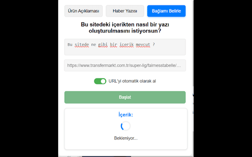 LLM Based Content Generator  from Chrome web store to be run with OffiDocs Chromium online