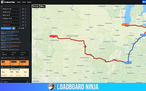 Loadboard Ninja by NinjaTMS : Supercharge your loadboard  from Chrome web store to be run with OffiDocs Chromium online