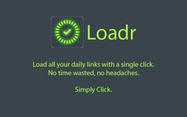 Loadr Daily Links depuis la boutique en ligne Chrome à exécuter avec OffiDocs Chromium en ligne