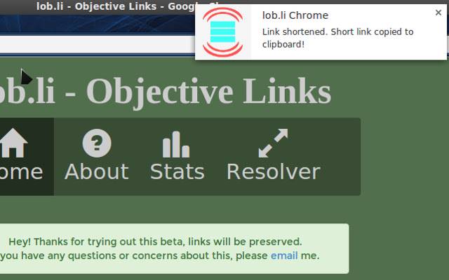 pemendek tautan lob.li dari toko web Chrome untuk dijalankan dengan OffiDocs Chromium online