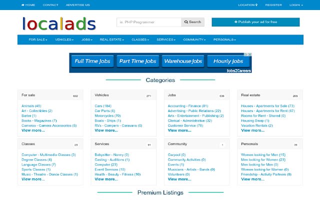 Localads.pk من متجر Chrome الإلكتروني ليتم تشغيله باستخدام OffiDocs Chromium عبر الإنترنت