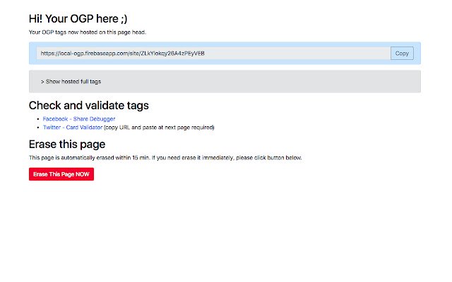 Localhost Open Graph Checker จาก Chrome เว็บสโตร์ที่จะรันด้วย OffiDocs Chromium ออนไลน์