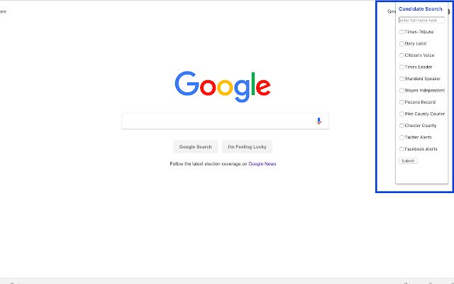 Local News Extension  from Chrome web store to be run with OffiDocs Chromium online