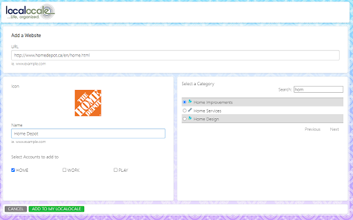 Localocale  from Chrome web store to be run with OffiDocs Chromium online