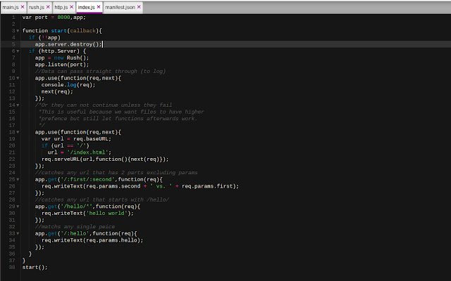 Local Rush  from Chrome web store to be run with OffiDocs Chromium online