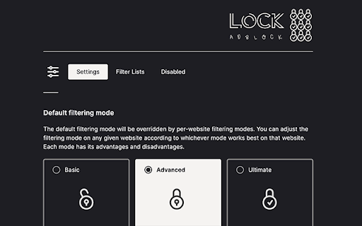Lock Adblock  from Chrome web store to be run with OffiDocs Chromium online