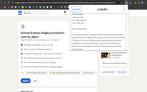 LockedIn  from Chrome web store to be run with OffiDocs Chromium online