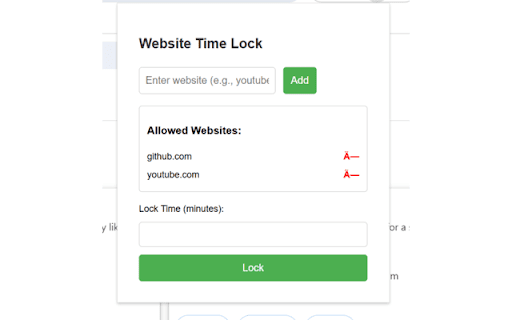 Lock In!  from Chrome web store to be run with OffiDocs Chromium online
