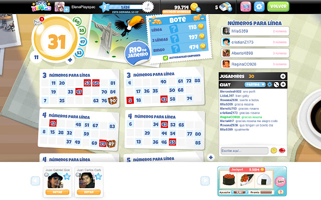 Loco Bingo PlaySpace dal Chrome web store da eseguire con OffiDocs Chromium online