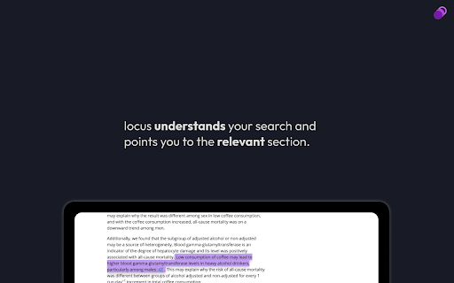 Locus — Smart CTRL + F  from Chrome web store to be run with OffiDocs Chromium online