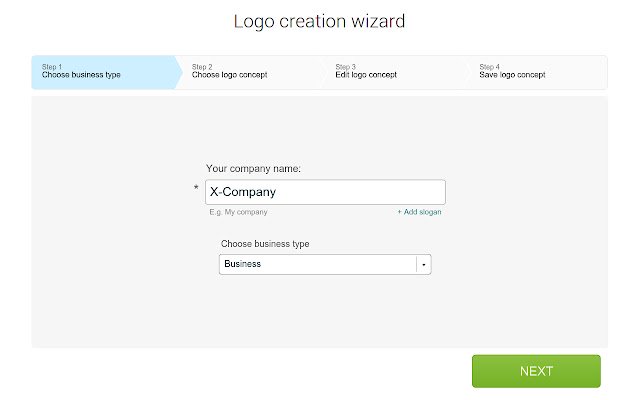 Logaster online logo generator mula sa Chrome web store na tatakbo sa OffiDocs Chromium online