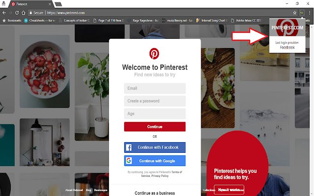 Paalala ng Provider sa Pag-login mula sa Chrome web store na tatakbo sa OffiDocs Chromium online