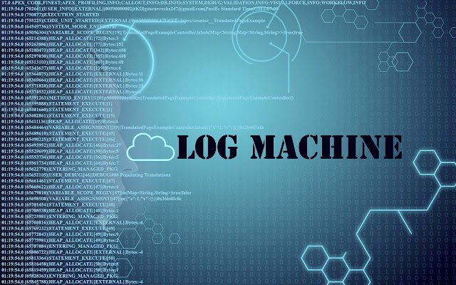 LogMachine  from Chrome web store to be run with OffiDocs Chromium online
