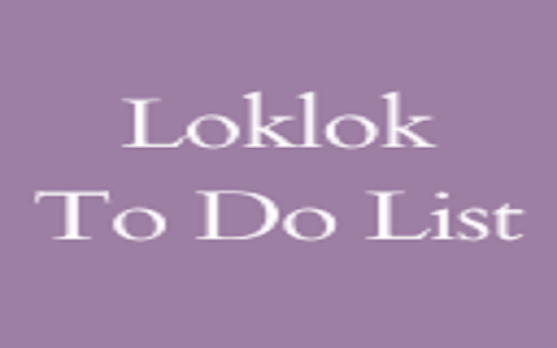Loklok To Do List  from Chrome web store to be run with OffiDocs Chromium online