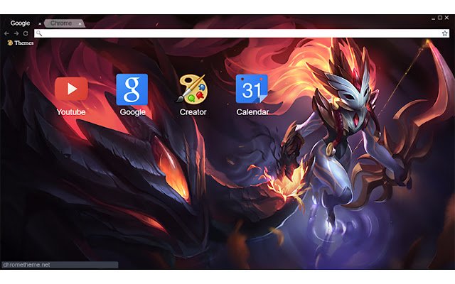 LoL Shadowfire Kindred 1366x768 daripada kedai web Chrome untuk dijalankan dengan OffiDocs Chromium dalam talian