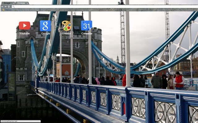 London Bridge mula sa Chrome web store na tatakbo sa OffiDocs Chromium online