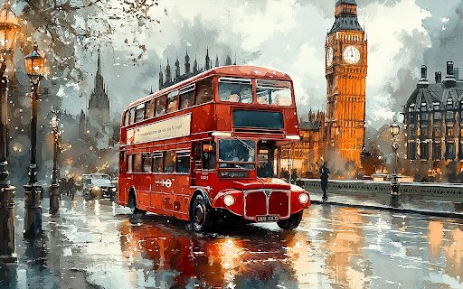 London bus scene watercolor painting from Chrome web store to be run with OffiDocs Chromium online London bus scene watercolor painting from Chrome web store to be run with OffiDocs Chromium online