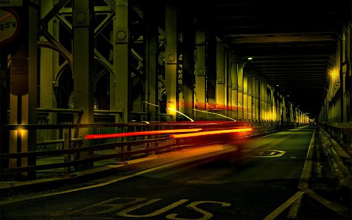 Long Exposure Photo of Car on Road  from Chrome web store to be run with OffiDocs Chromium online