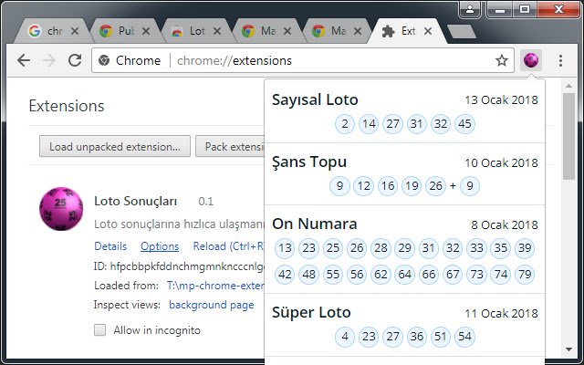 Loto Sonuçları  from Chrome web store to be run with OffiDocs Chromium online
