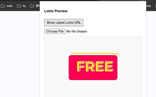 Lottie Preview  from Chrome web store to be run with OffiDocs Chromium online