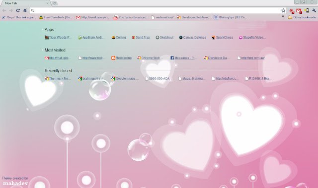 OffiDocs Chromium ile çevrimiçi olarak çalıştırılacak Chrome web mağazasından Love Hearts 1280x1024