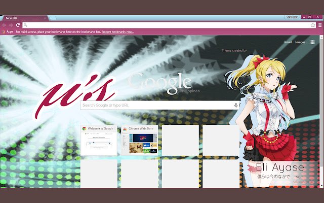 Love Live! Eli Ayase from Chrome web store to be run with OffiDocs Chromium online Love Live! Eli Ayase from Chrome web store to be run with OffiDocs Chromium online