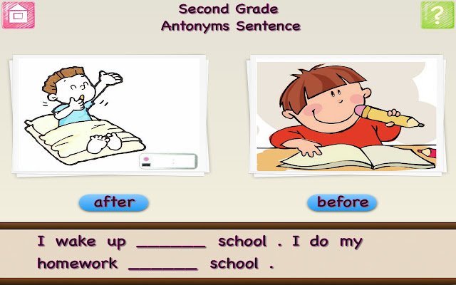 Lower Grade Antonyms and Synonyms  from Chrome web store to be run with OffiDocs Chromium online