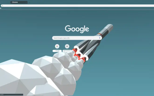 Low Poly Rocket  from Chrome web store to be run with OffiDocs Chromium online