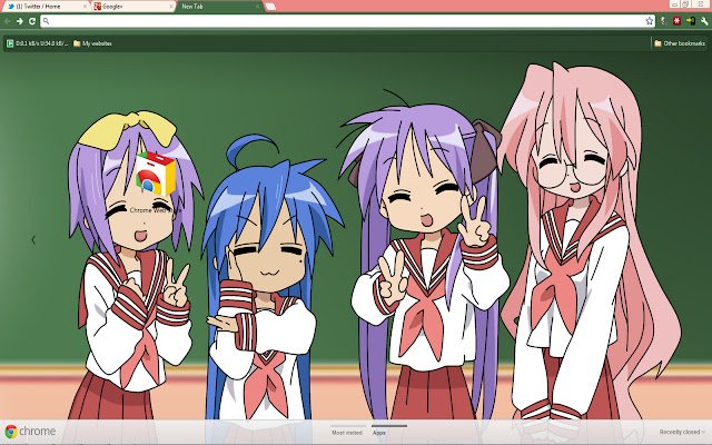 Lucky Star dari toko web Chrome untuk dijalankan dengan OffiDocs Chromium online