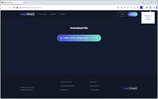 Lulustream Downloader  from Chrome web store to be run with OffiDocs Chromium online