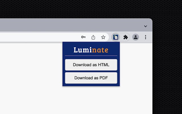 Chrome 网上商店的 Luminate LumiNUS Quiz Downloader 将与 OffiDocs Chromium 在线一起运行