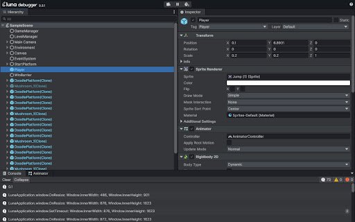 Luna Debugger  from Chrome web store to be run with OffiDocs Chromium online