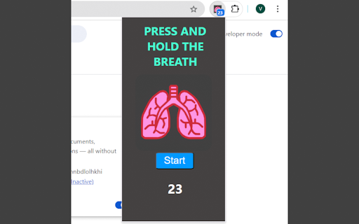Lung Health  from Chrome web store to be run with OffiDocs Chromium online