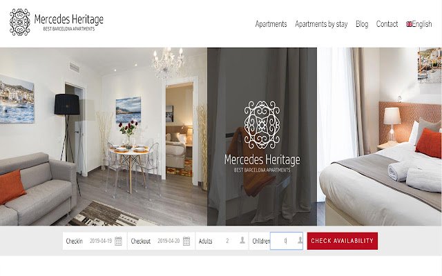 Luxe appartementen in Barcelona vanuit de Chrome-webwinkel die wordt beheerd met OffiDocs Chromium online