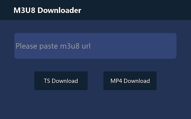 M3U8 Downloader  from Chrome web store to be run with OffiDocs Chromium online