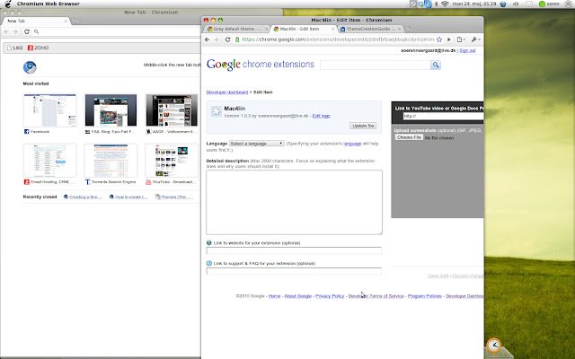 Mac4lin จาก Chrome เว็บสโตร์ที่จะรันด้วย OffiDocs Chromium ออนไลน์