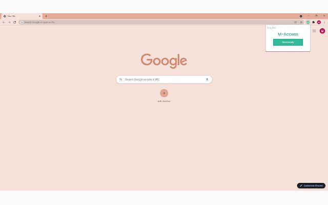 M Access  from Chrome web store to be run with OffiDocs Chromium online