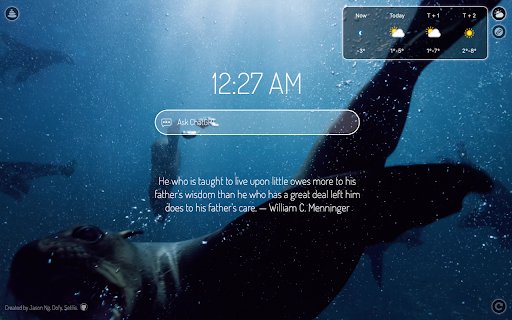Macify macOS screensaver videos new tab  from Chrome web store to be run with OffiDocs Chromium online