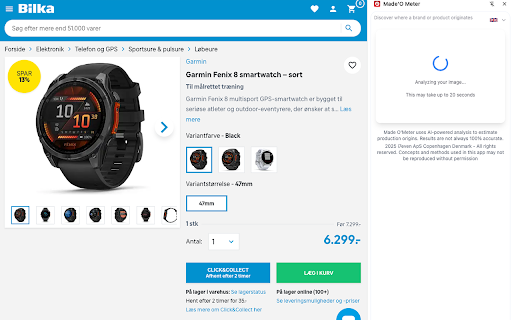 MadeO Meter  from Chrome web store to be run with OffiDocs Chromium online