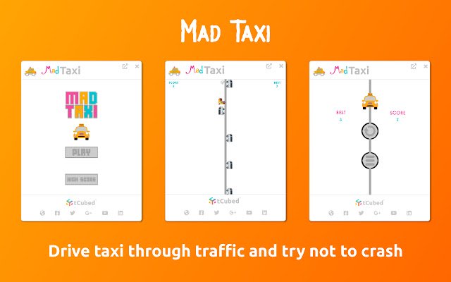 Mad Taxi  from Chrome web store to be run with OffiDocs Chromium online
